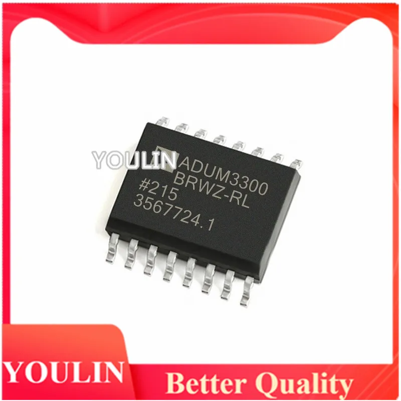 

3pcs New original product ADUM3300 ADUM3300BRWZ chip SOP-16 three-channel digital isolator IC