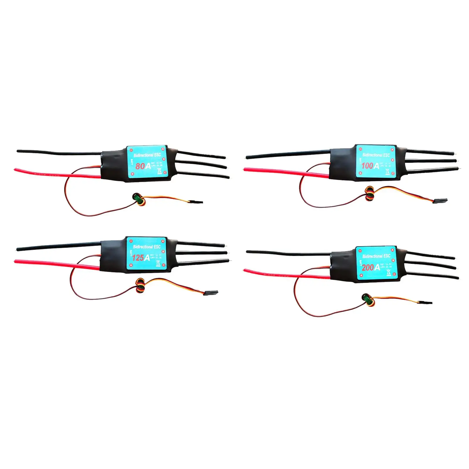 

Bidirectional Brushless ESC 2-6S for RC Boat Underwater Propeller Spare Parts