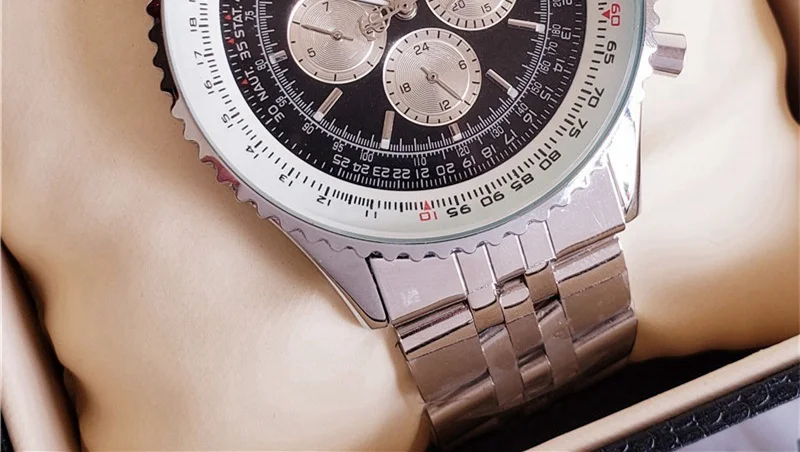 

Breitlinges-Luxury Brand Mens Watches Mechanical Wristwatches Stainless Steel Strap men's wristwatch women classic business