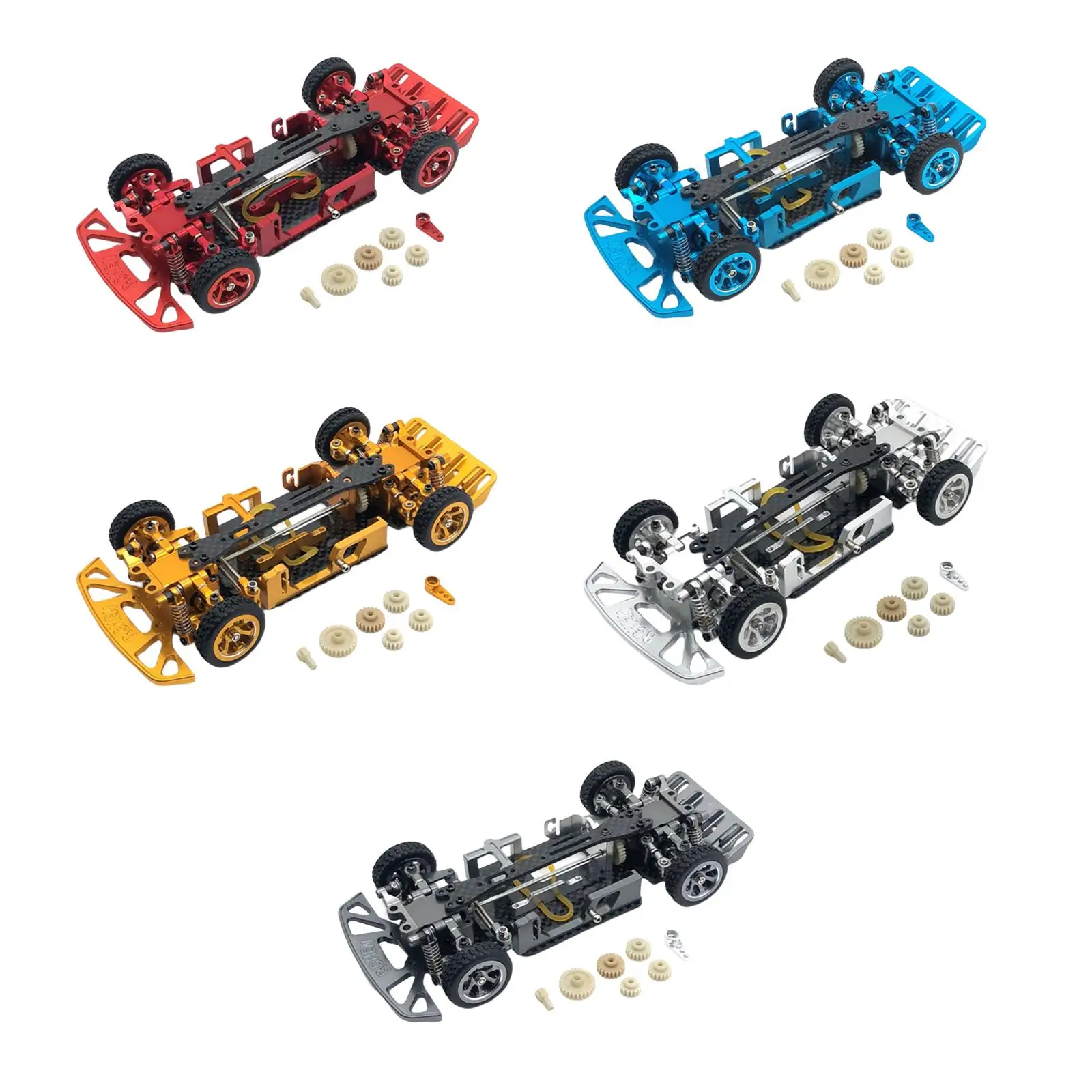 

Aluminum Alloy Chassis Frame Adjsutable Wheelbase for Wltoys 284131 P939 DIY