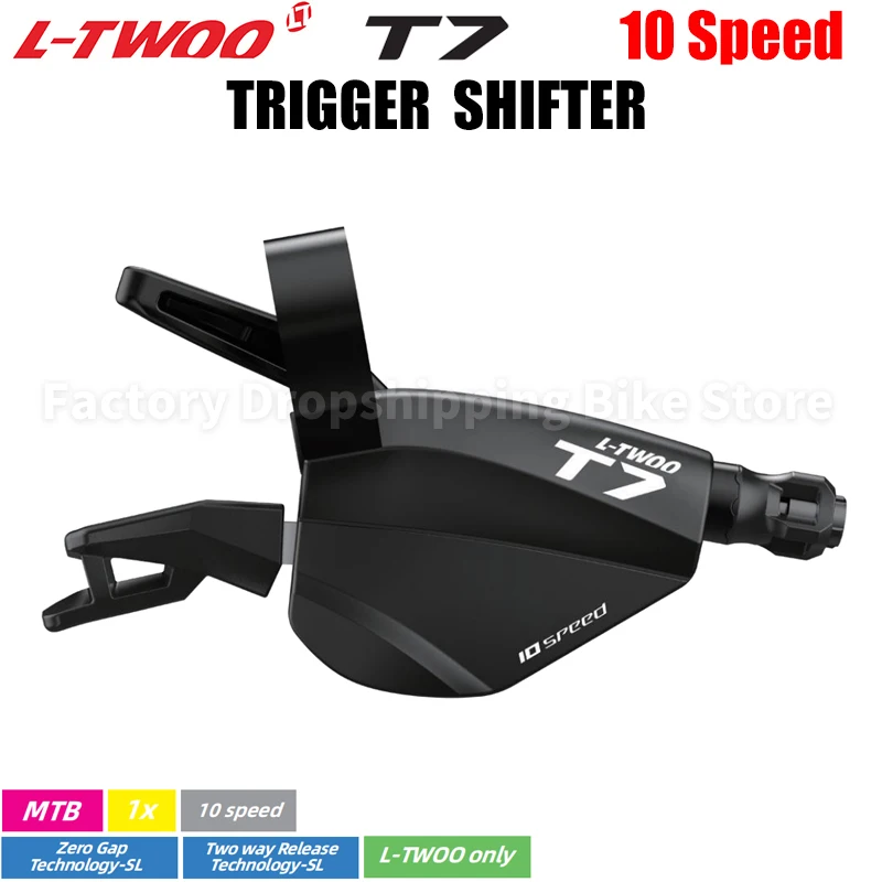 Фото LTWOO T7 MTB Bike 1x10 Speed Kits L-Lock Cage Фиксированная стабилизирующая демпфирующая задний переключатель SUNSHINE Кассета X10 Цепи №4