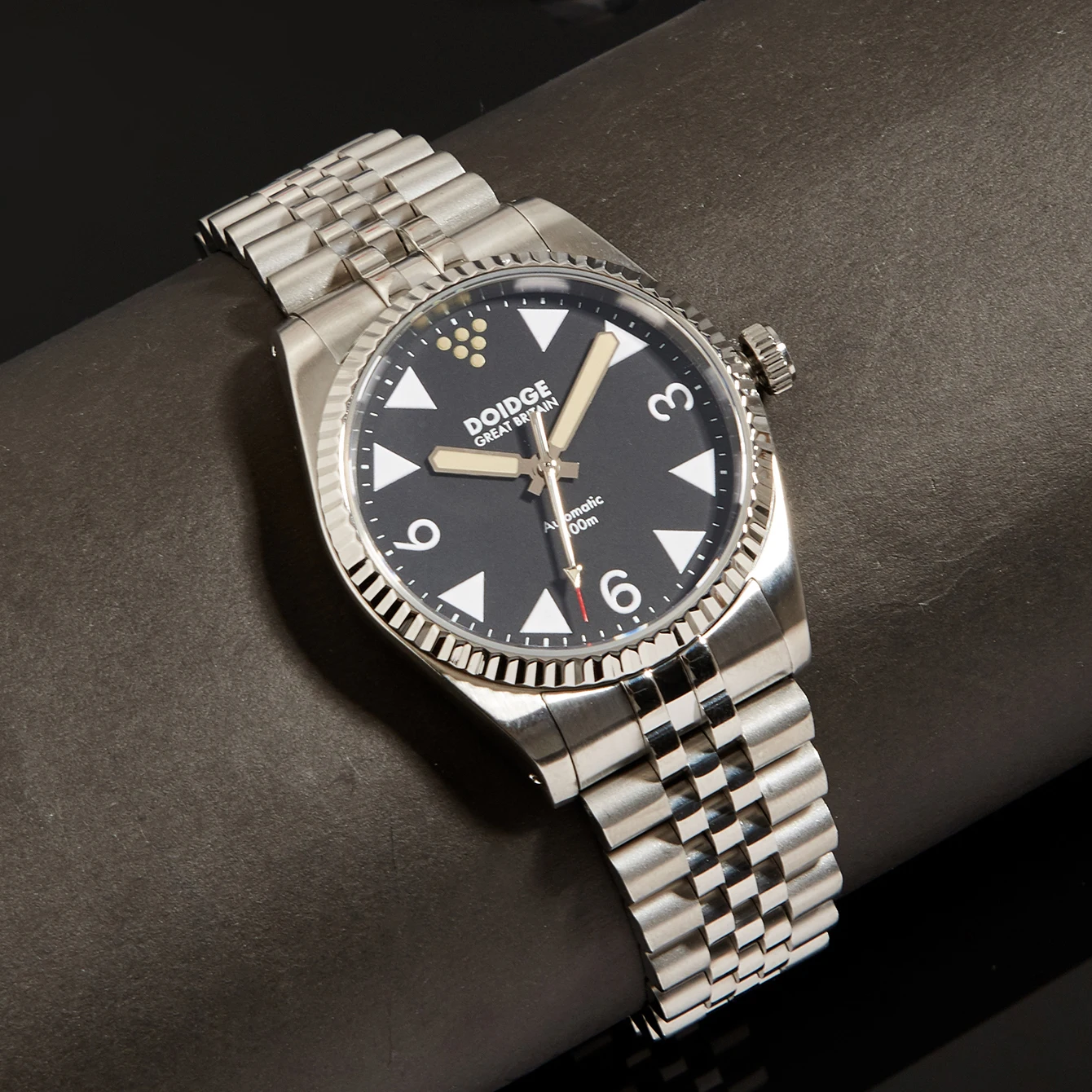 Мужские часы Miyota 9039 часовой швейцарский светящийся полностью стальной тонкий