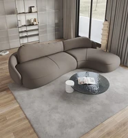 modern light luxury sofa nordic simple style small family living room full decoration fabric sofa combination designer