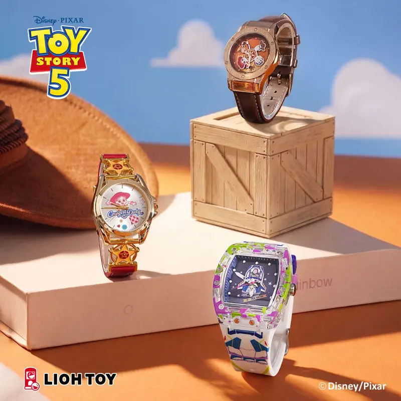 Фото Новинка в наличии: Официальные лицензионные часы Pixar Lioh Toy Toy Story 5 в стиле Gashapon (слепая коробка), различные стили, подарок для фанатов анимации №4