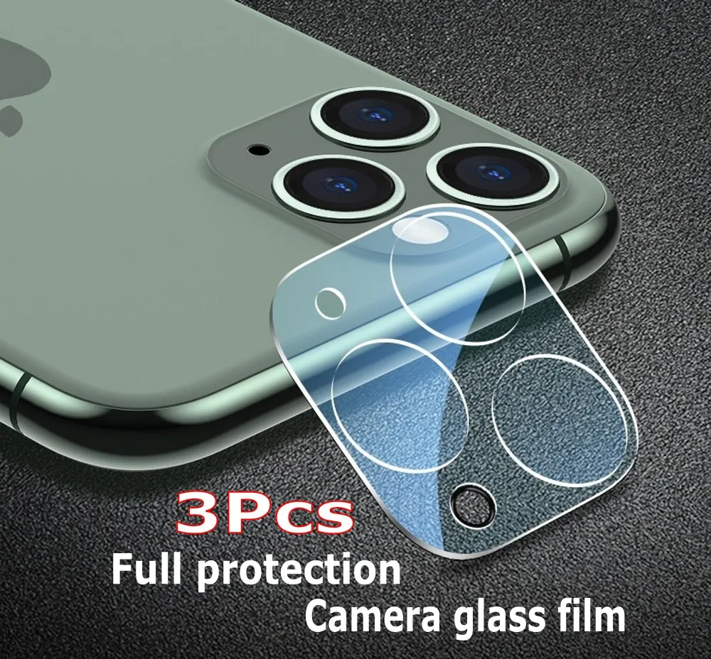 

Защитное стекло 9H для объектива камеры, закаленное стекло для iPhone 13, 11 Pro Max, iPhone 12 PRO MAX, 3 шт.