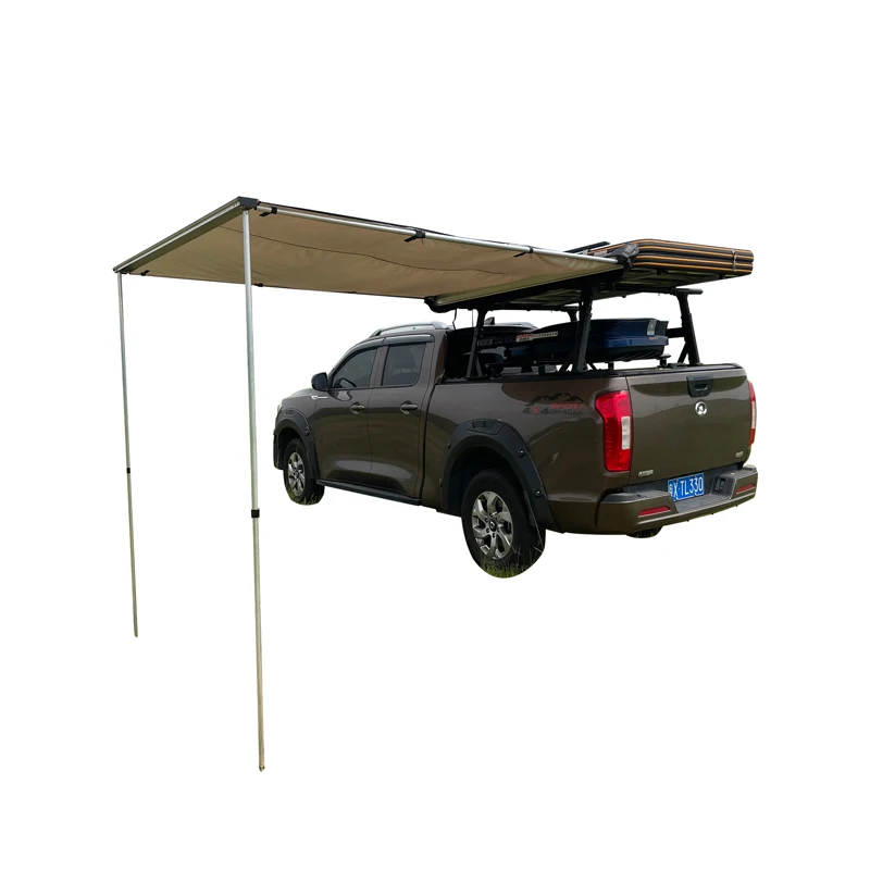 

Retractable Car Side Awning Aluminum Car Roof Canopy Car Roof Side Awning With LED Light