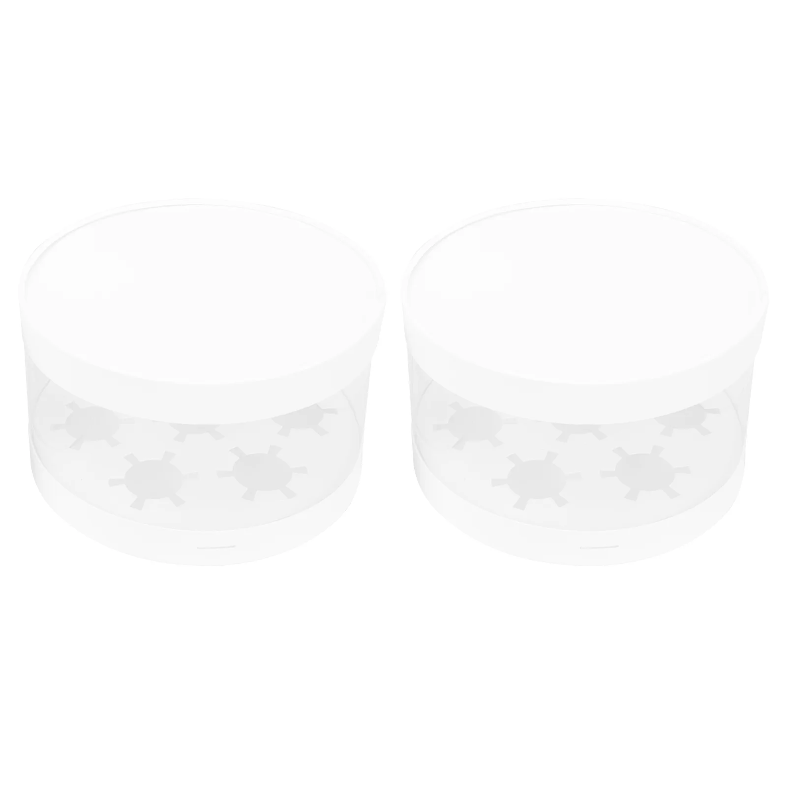 

2Pcs Cake Boxes Dessert Boxes Simple Design Cake Cases Preservation Boxes