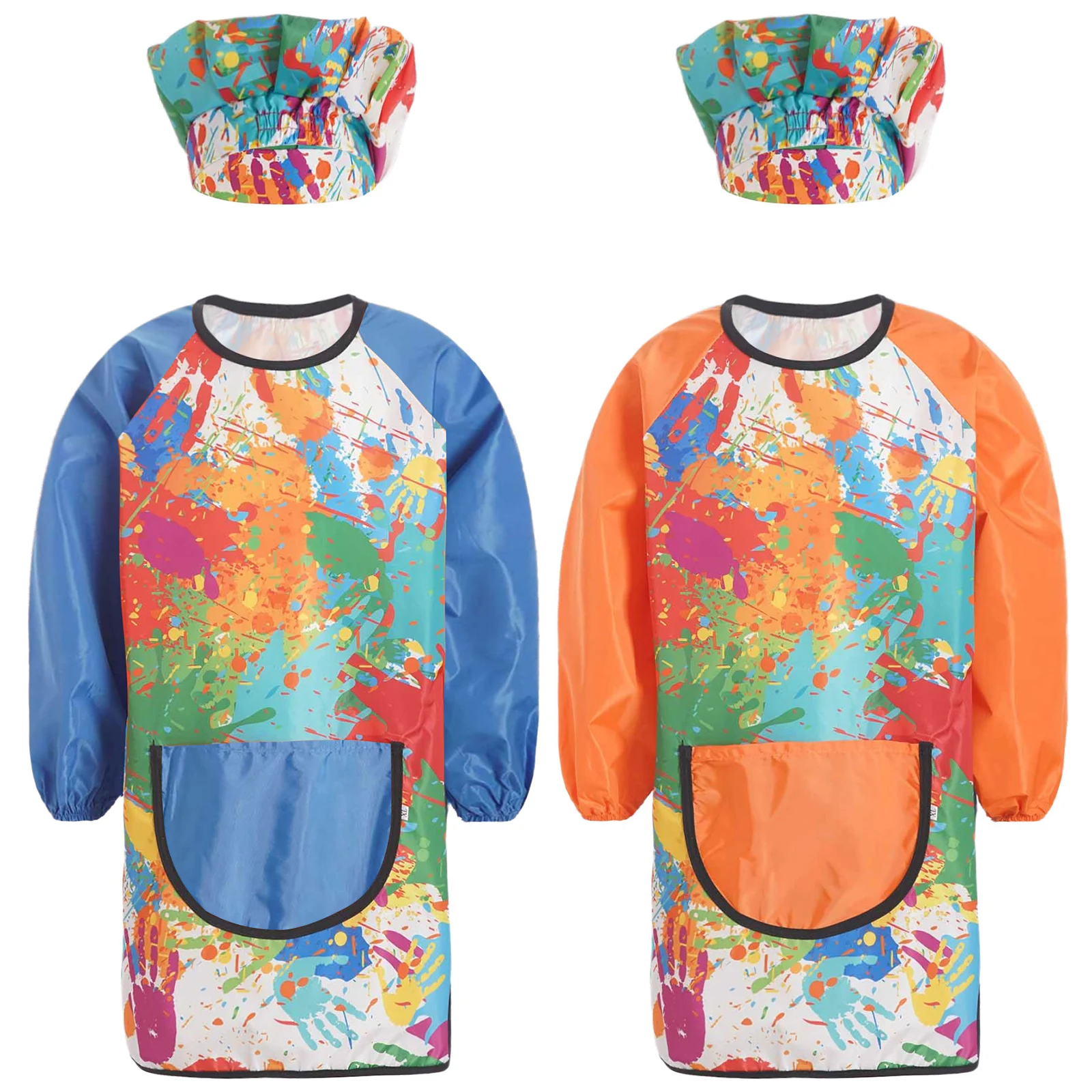 Детский костюм художника комплект аксессуаров наряд с длинными рукавами фартук