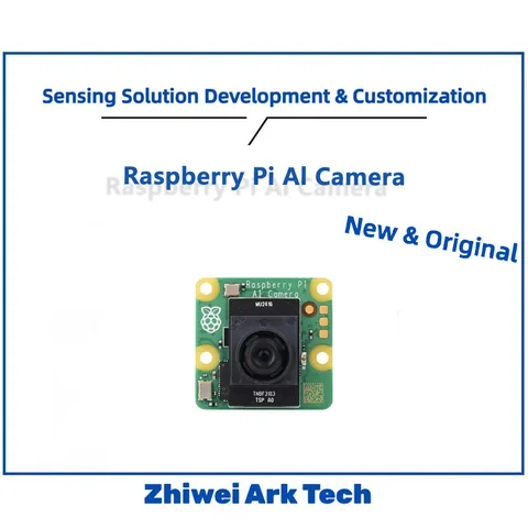 Камера Raspberry Pi с искусственным интеллектом | IMX500 12MP Датчик зрения, бортовой AI-ускоритель и угол обзора 78,3 ° для промышленного IoT/умного дома