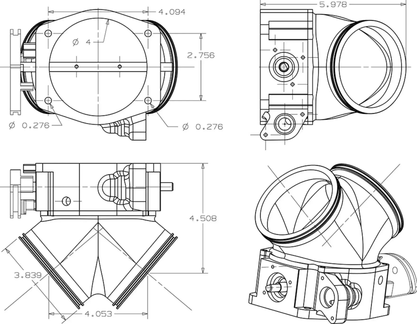 Производительность гоночные аксессуары заготовка CNC Custom V8 двигатель LS 102 мм пара 3