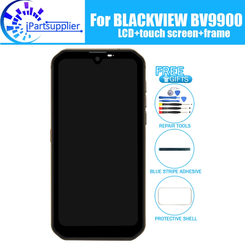 BLACKVIEW BV9900 ЖК-дисплей + сенсорный экран дигитайзер + рамка в сборе 100% Оригинальный ЖК + сенсорный дигитайзер для BLACKVIEW BV9900