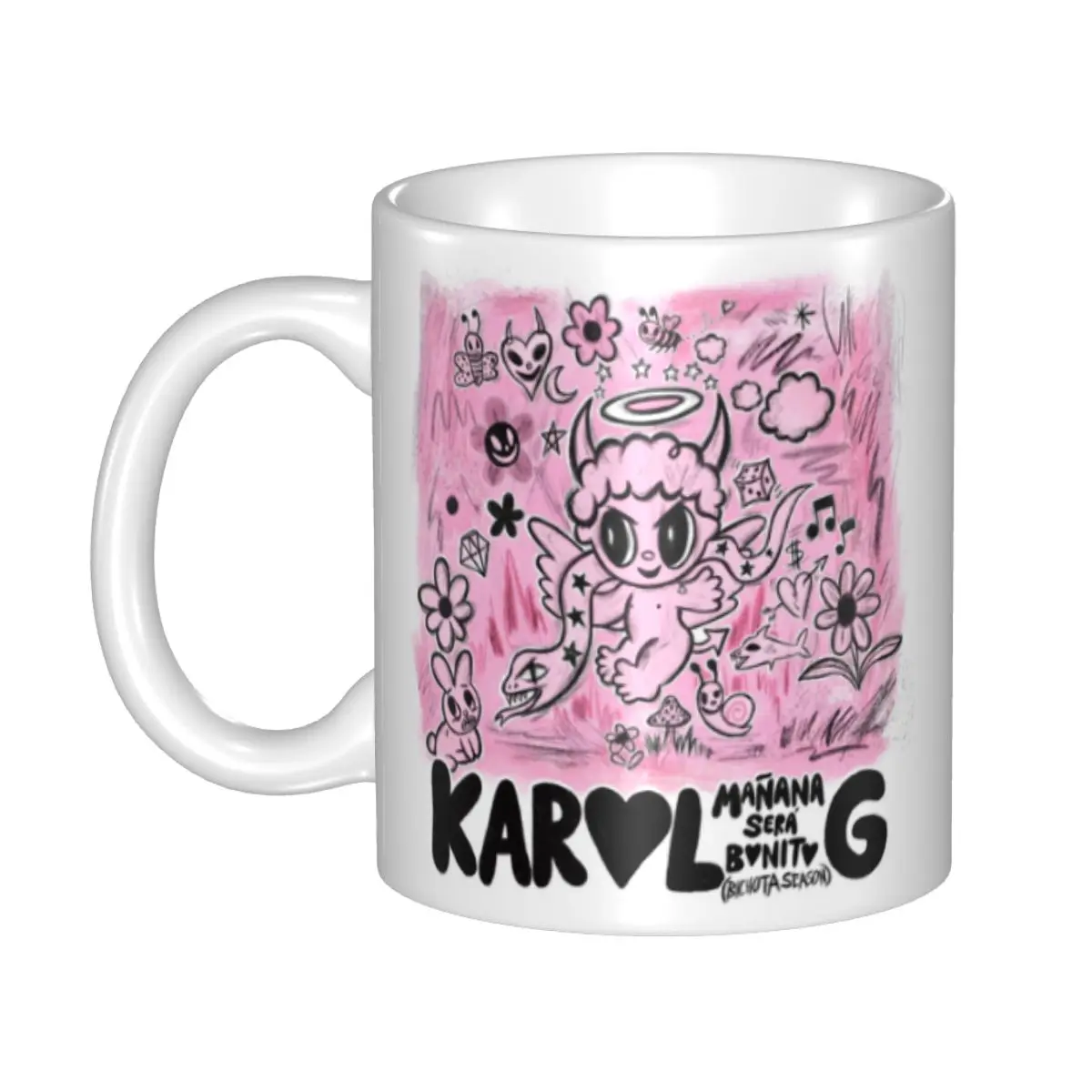 Кофейные кружки Karol G Bichota Heart на заказ сделай сам индивидуальная керамическая