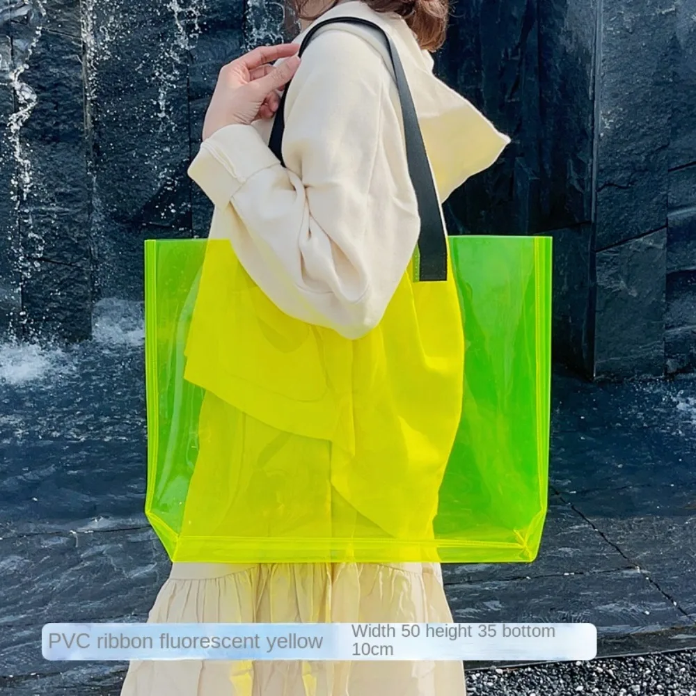 Прозрачная сумка через плечо из ПВХ с лазерной гравировкой Прочная расширяемая