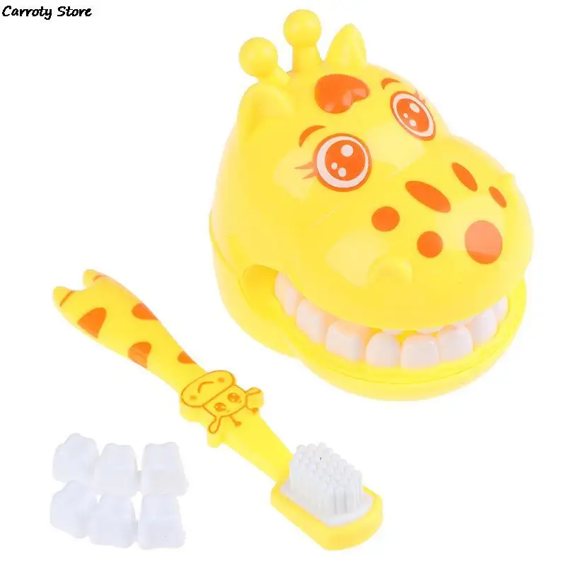 

Демонстрационная зубная щетка в виде жирафа, модель для обучения стоматологии, модель стоматологической медицины, Стоматологическая модел...