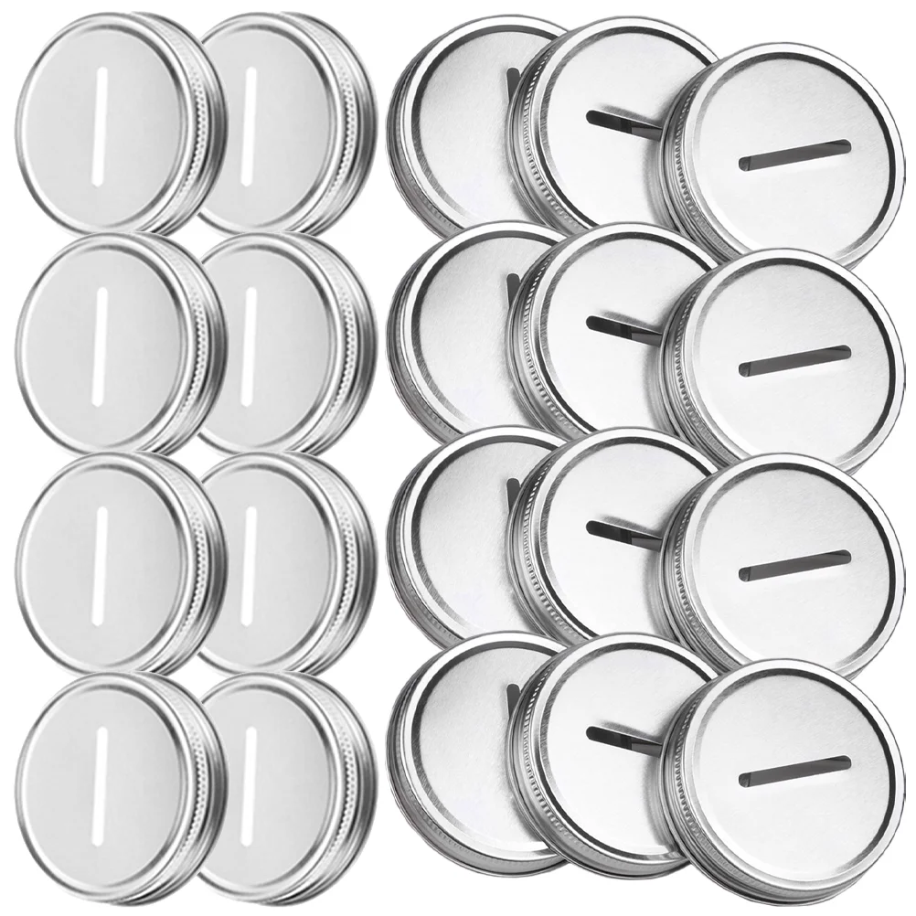 20 шт. крышка для копилки Mason уплотнительные крышки банки замены слот пробуждения