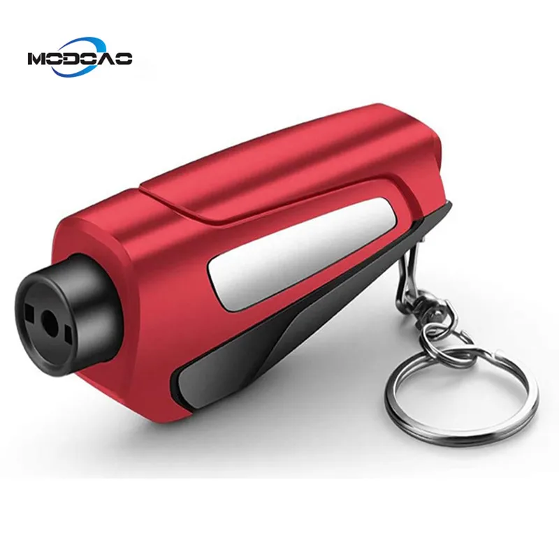 

Автомобильный брелок для ключей 3 в 1, автомобильный Разрыватель окон, автомобильный инструмент для безопасности и спасения с брелоком, резак для ремня безопасности, брелок для ключей