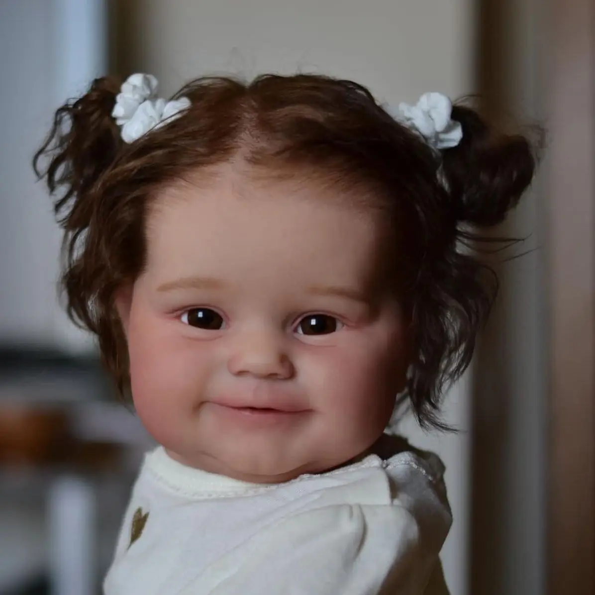 

Мягкая силиконовая Кукла Reborn Maddie для девочки, 3D-рисунок с кровеносными сосудами, Реалистичная игрушка ручной работы для малышей, 60 см