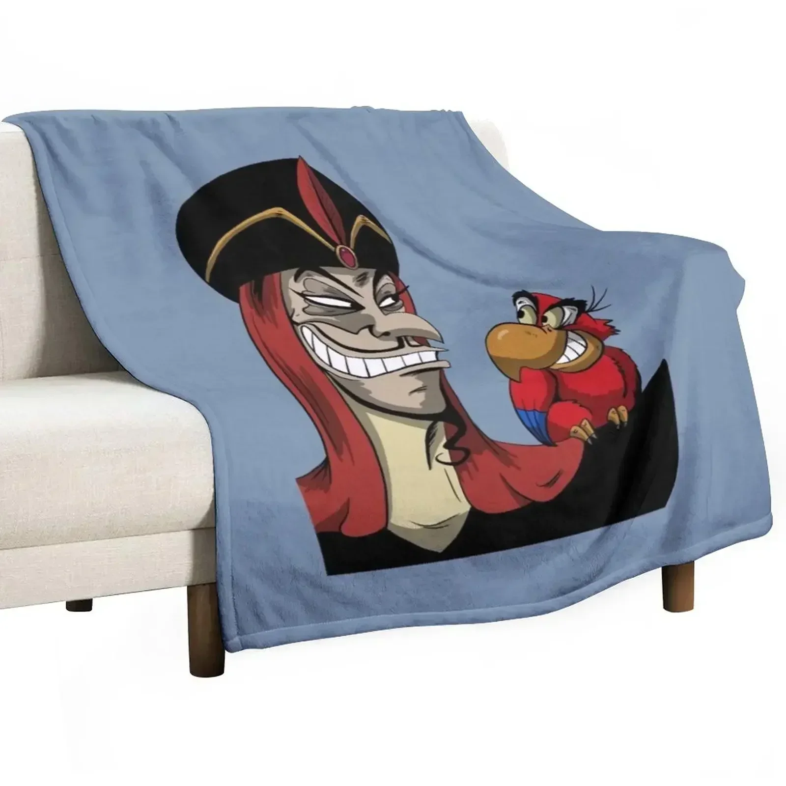 Одеяло Jafar and Iago мягкие плюшевые меховые одеяла в клетку свободные для