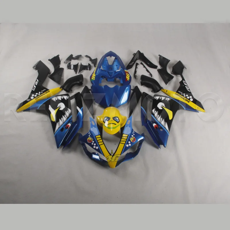 

Обтекатель для Yamaha R1 2007 2008 Abs, синий, желтый, черный