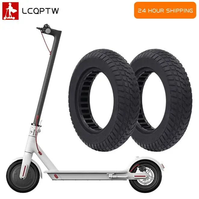 

10 Polegada Scooter Elétri Borracha Sólido Para Xiaomi M365 Pro 1s Pro2 Mi3 Tubeless Remodel Engrossado à Prova De Explosão Pneu