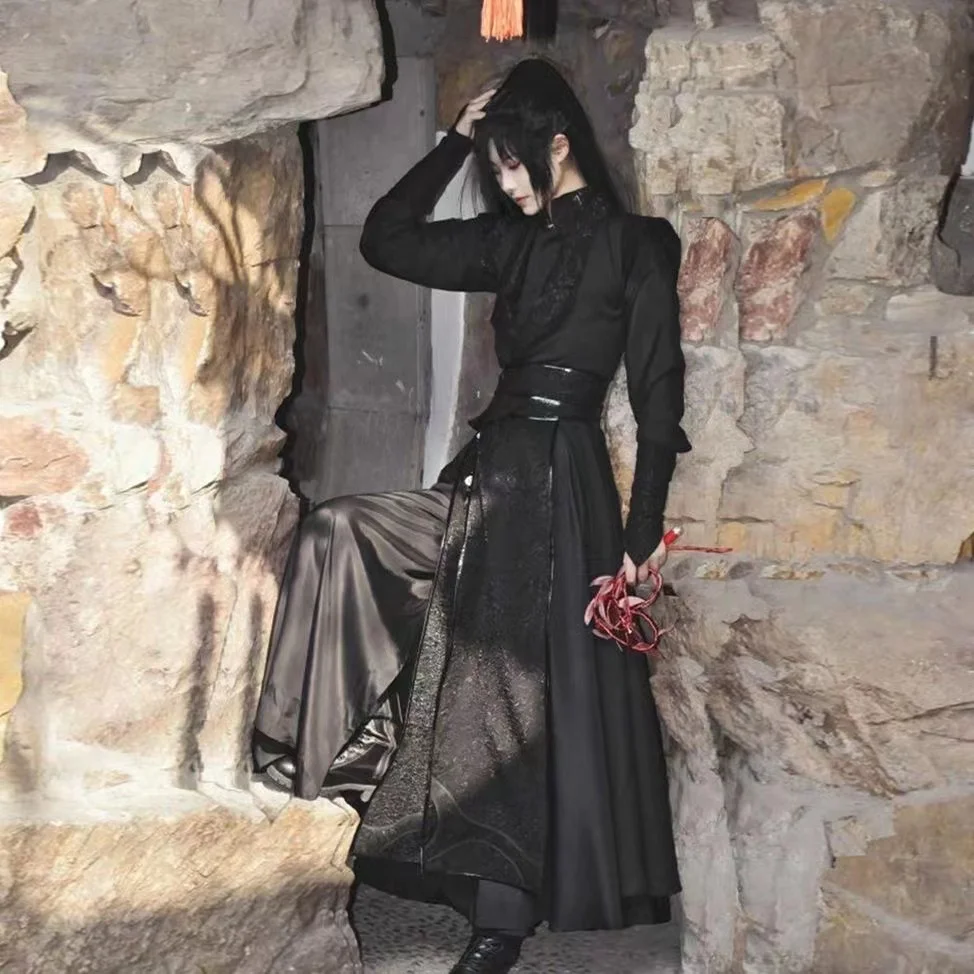 Классические винтажные готические комплекты черный мужской Карнавальный костюм