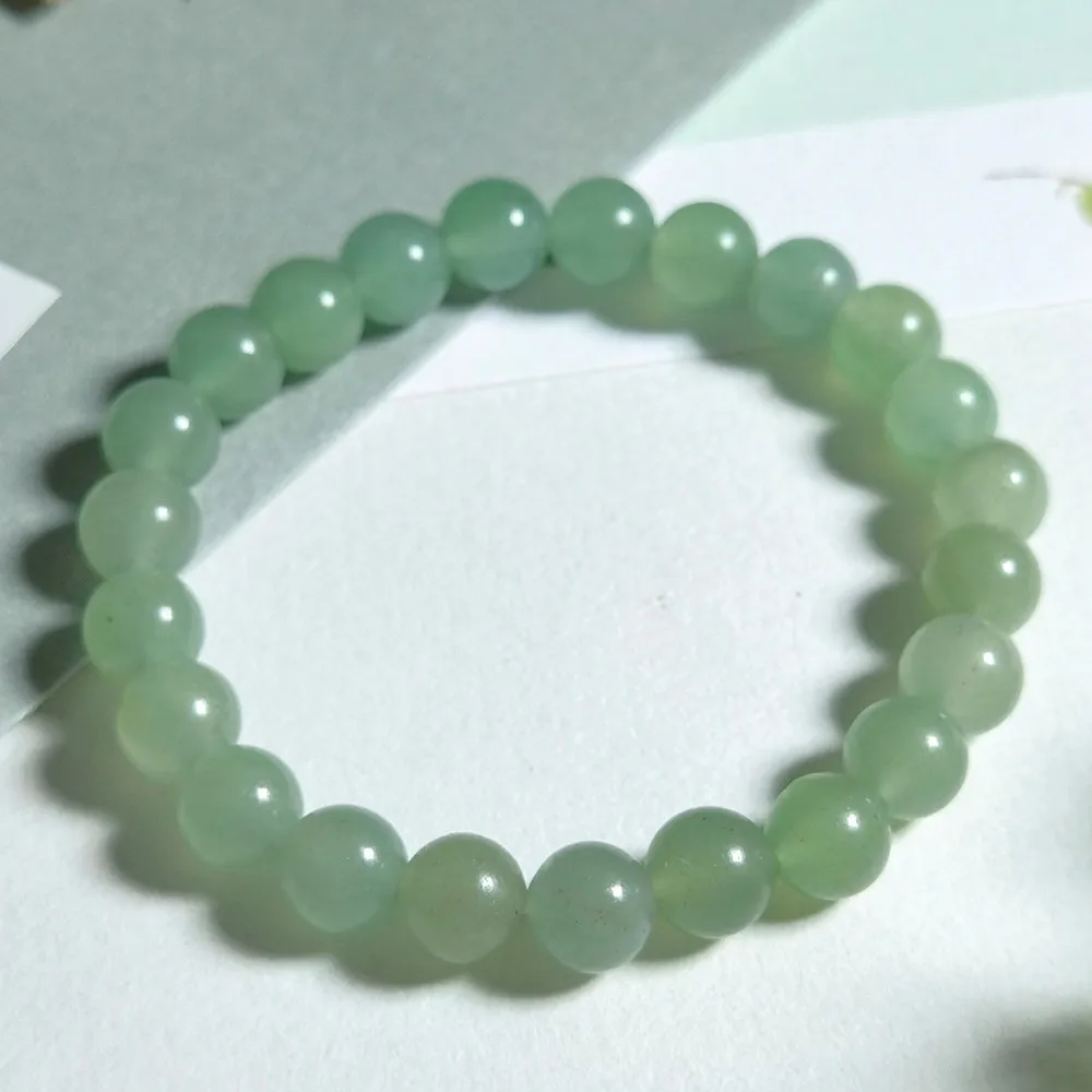 

NEW Certified Quality Boutique Tanglin-Jade Pearl String Bracelets Beaded Bangles Lucky Green Light-Green Color FINE Jewellery