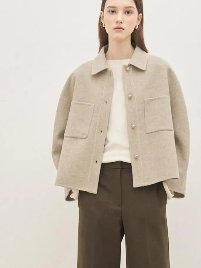 БРЕНД 「LUXURY」Зима 24 новая корейская простая повседневная универсальная