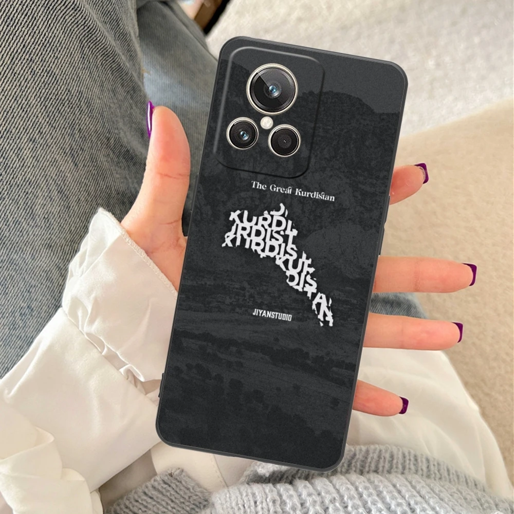 Чехол для мобильного телефона с изображением флага Курдистана Realme GT 2 9i 8i 7i Pro X50 X2