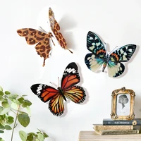 large 3d stereo butterfly wall stickers decal for kids room bedroom home decoration butterflies sticker wedding party mural