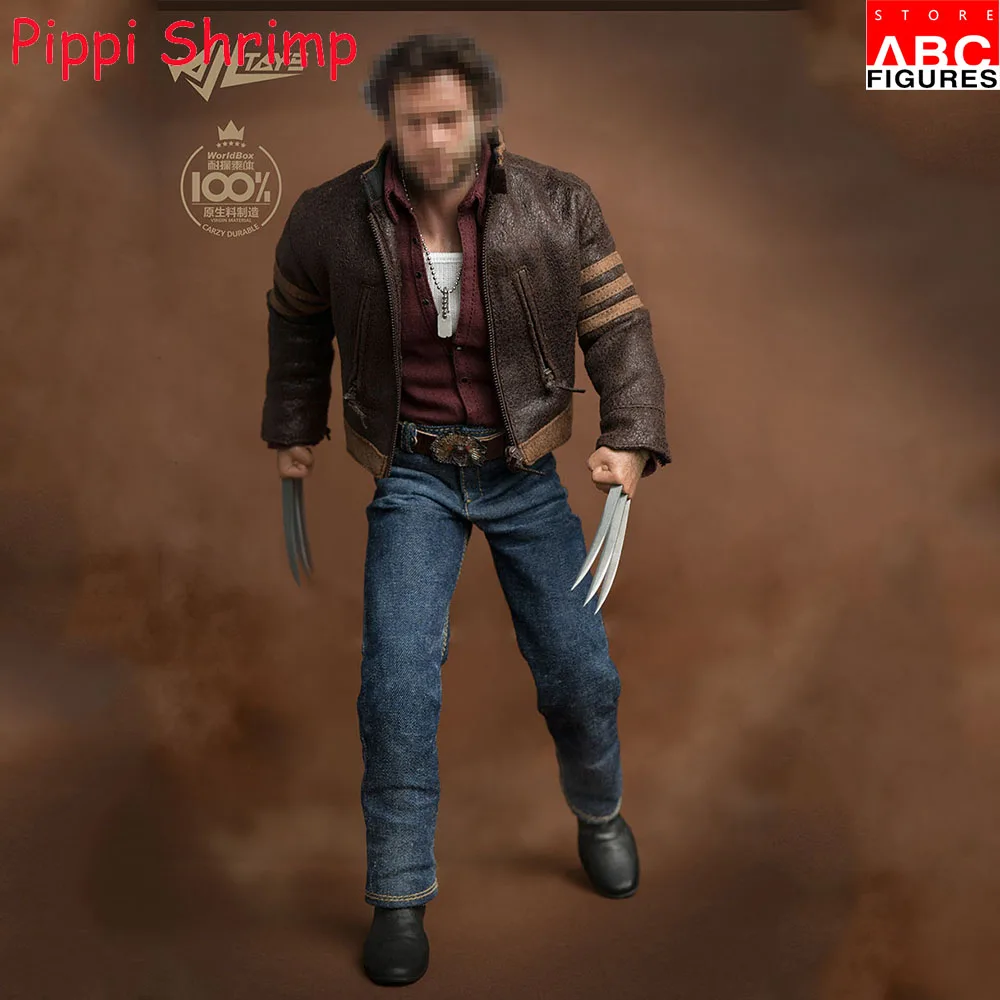 

WOW 1/6 Wolfman Hugo Jackman Costume Clothing Accessory Set Fits 12 Inch Male Soldier Moveable Figure Body for Collection Gifts