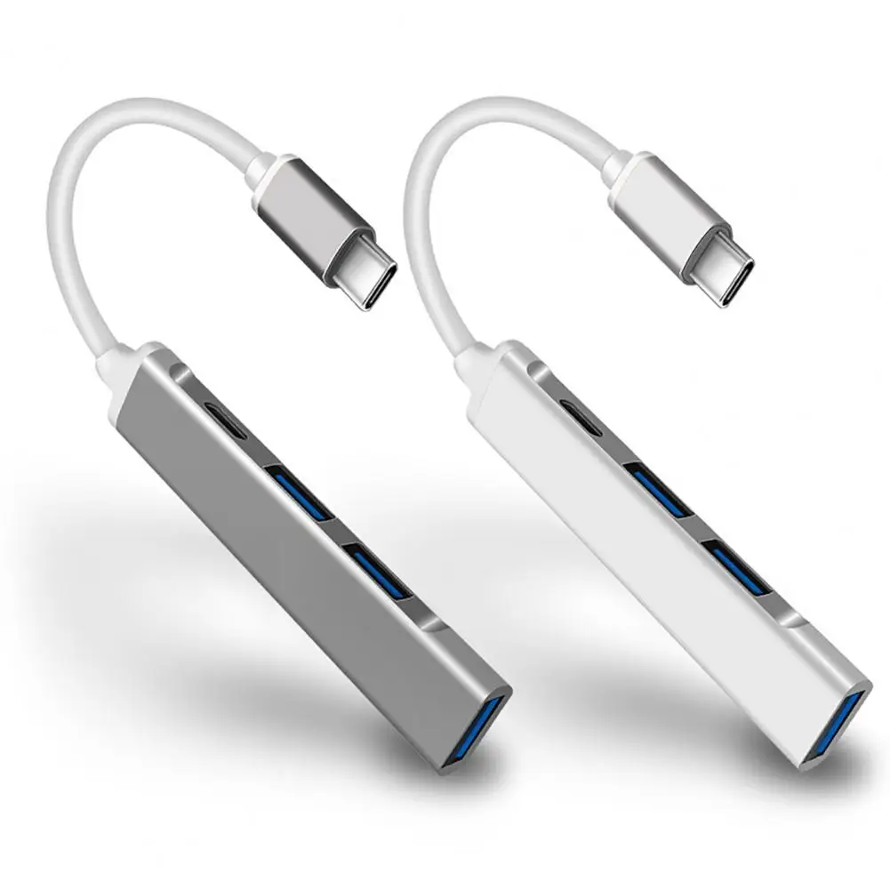 

Docking Station Mini Plug and Play High Strength Aluminium Alloy 4 in 1 USB/Type-C Hub for Computer