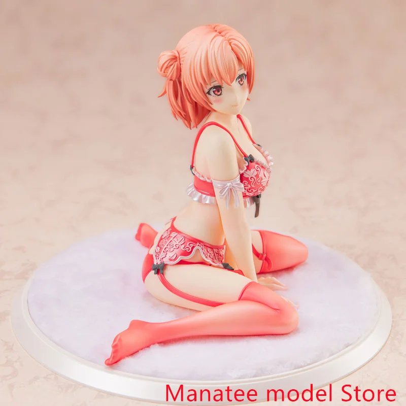 Фото Вращающееся Оригинальное нижнее белье Yui Yuigahama ver. 1/7 ПВХ экшн-фигурка аниме модель игрушки коллекционная кукла подарок №3
