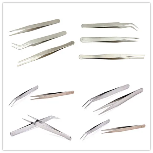 

3pcs Precision Stainless Steel Electronic Tweezers Assembly Repair Set Tool new arrival hot worldwide hot selling top quality