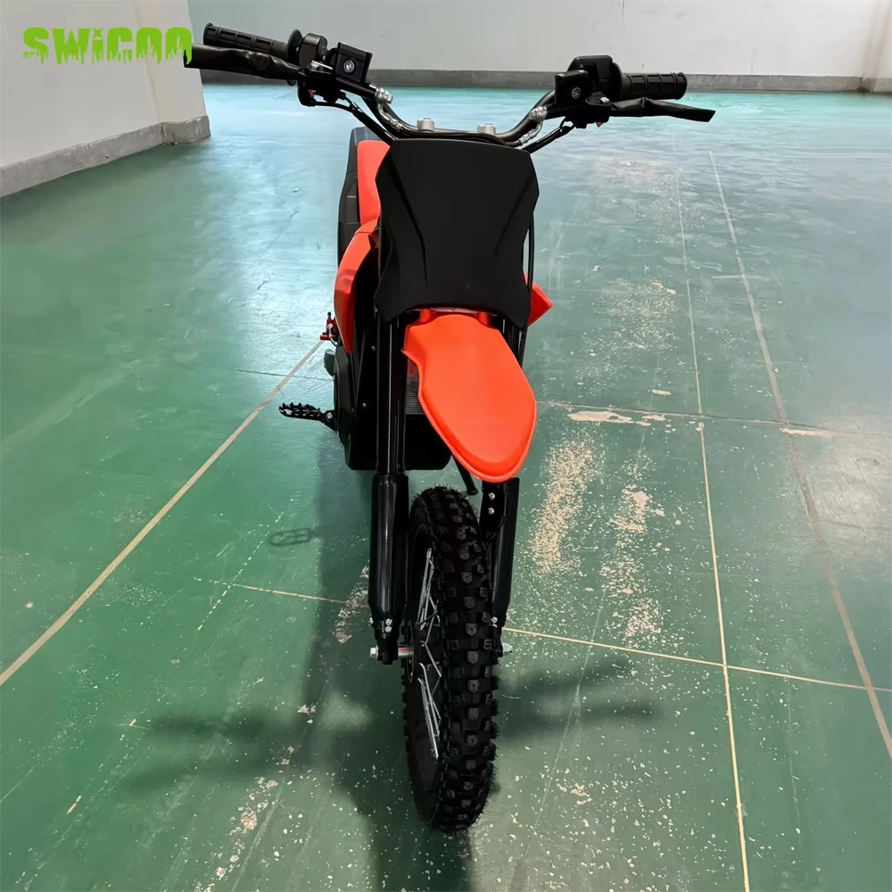 Фото Мотоцикл для бездорожья SocialRidingGroupRiding с двигателем 1300 Вт, литий-ионной батареей 48В 23.4Ач и коробкой передач, электрический внедорожный мотоцикл (E-Bike) №5