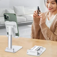 new desk mobile phone holder stand for iphone ipad huawei metal desktop tablet holder table cell foldable extend support