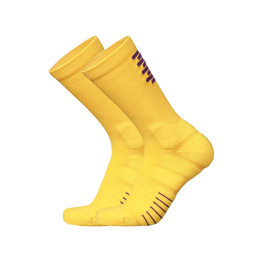 Men's Mid-tube Elite Basketball Socks Thickened Towel Bottom 8 Pairs Professional Outdoor Badminton Running Sports Socks Running
