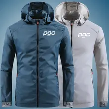 2023 후드 사이클링 재킷, Moto Poc, 여름 MTB 로드 바이크 재킷, 방수 야외 스포츠 윈드 브레이커, 산악 자전거 의류