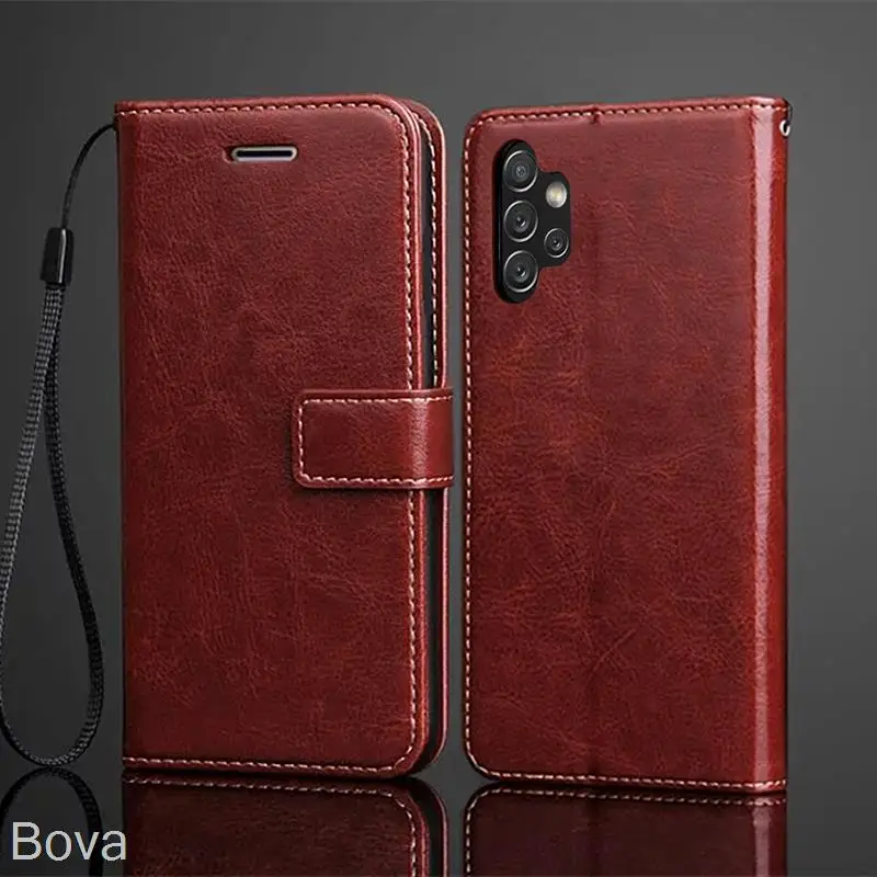 

Чехол для Samsung Galaxy A13 6,6 дюйма, футляр для карт, чехол из искусственной кожи, флип-чехол для Galaxy A13, 4G, Ретро кошелек, деловая сумка для телефона