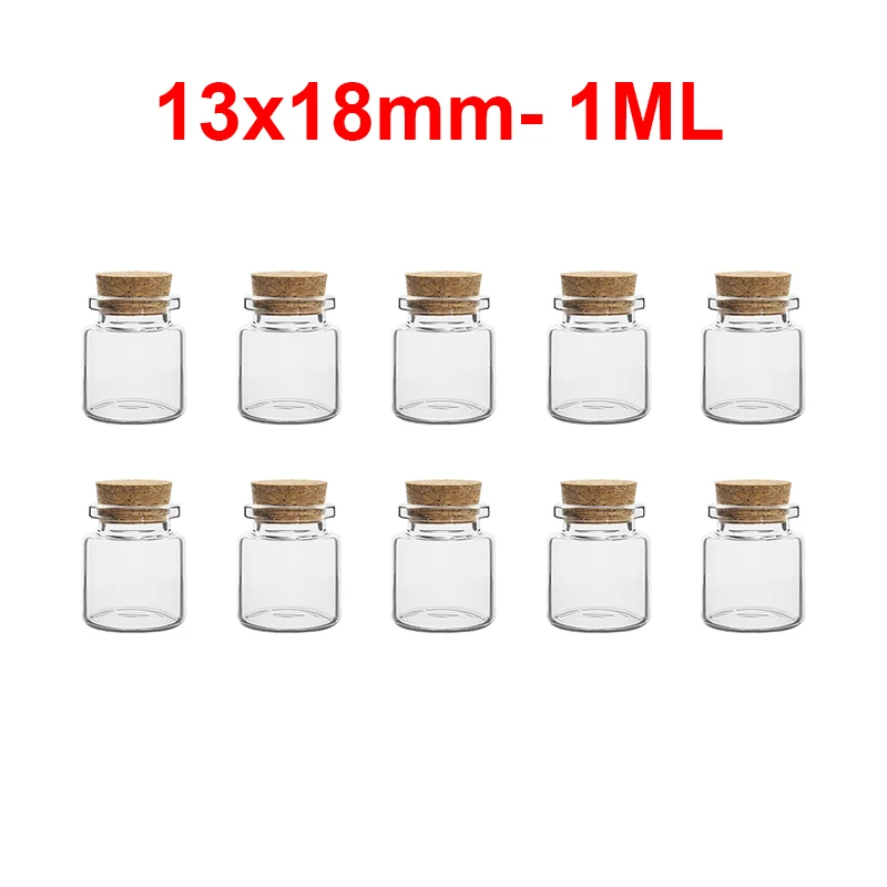 

10 шт. мини-стеклянные бутылки с пробками, прозрачные сообщения с пожеланиями, крошечные дрейфующие бутылки, пустые флаконы для специй, банки, поделки своими руками, подарки