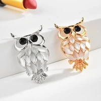 europe and the united states all match animal clothing rhinestone owl banquet dress daily all match brooch