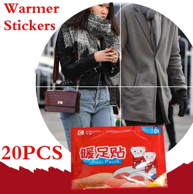 

Foot Warmer Sticker Heat Adhesive Patches Foot Pad Baby Fever Warm Body Stickers Disposable Portable Heating