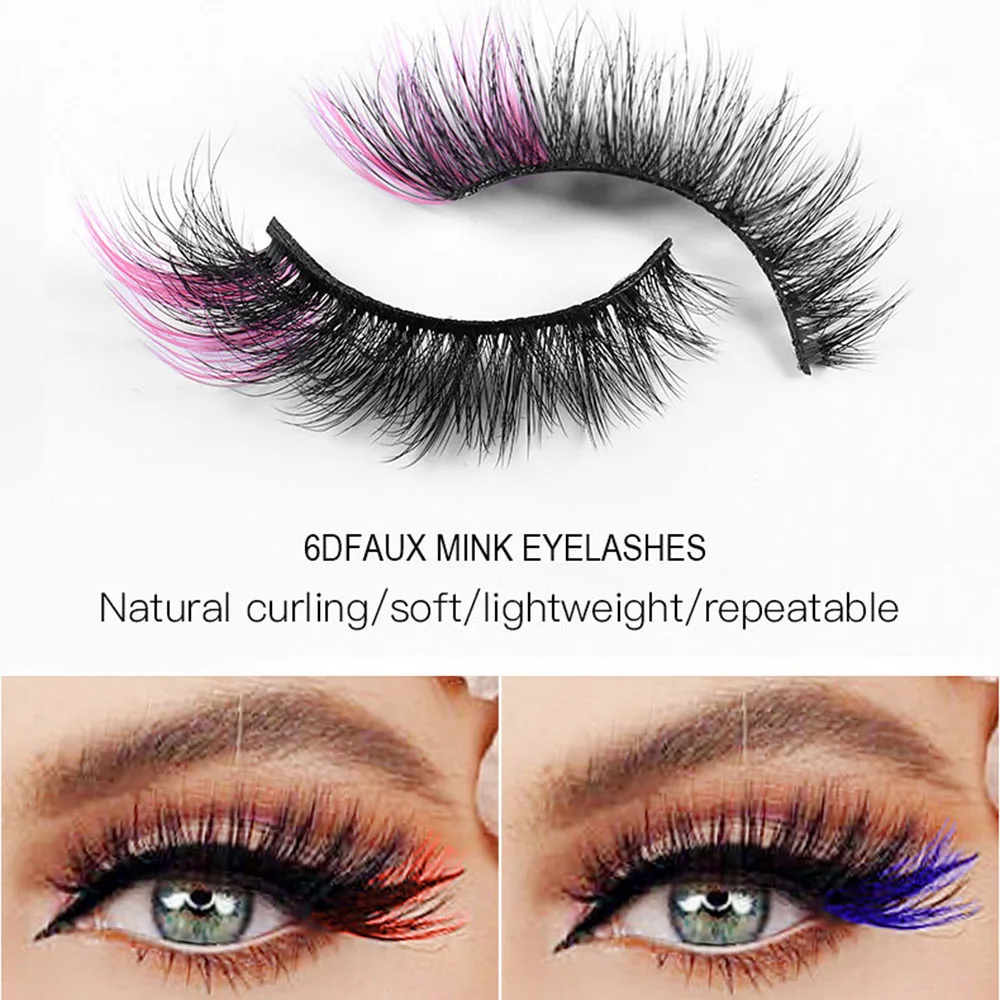Ed Lashes Natural Long Fox Eye False Eyelashes Party For Cosplay Volume Eyelash Extension Rolled Long Eye Tail Tools