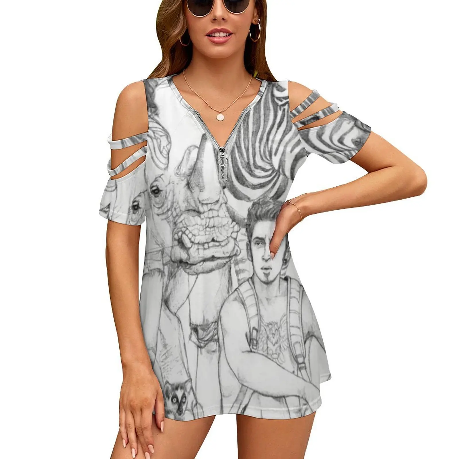 Wildlife Sports Urban Rhino Gorilla Skater Hipo Zebra