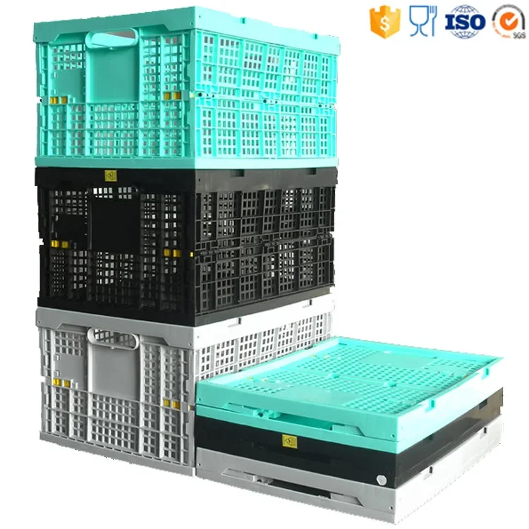 Пластиковый супермагазин для хранения продуктов складной ящик кухонный