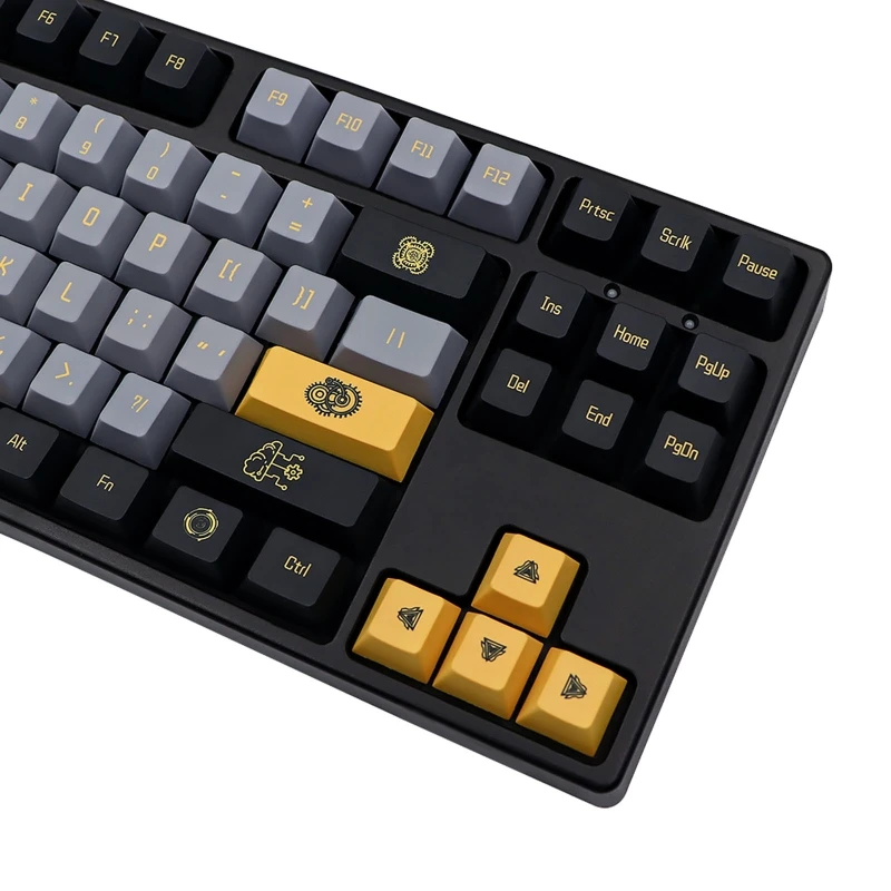 

143 клавиш, вишневый профиль, механическая подставка под клавиатуру PBT, колпачок для механической клавиатуры высшего качества