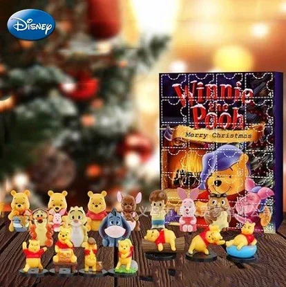 Коробка-календарь Адвент-календарь Disney Anime Stitch с Микки и Минни дизайн мультяшными
