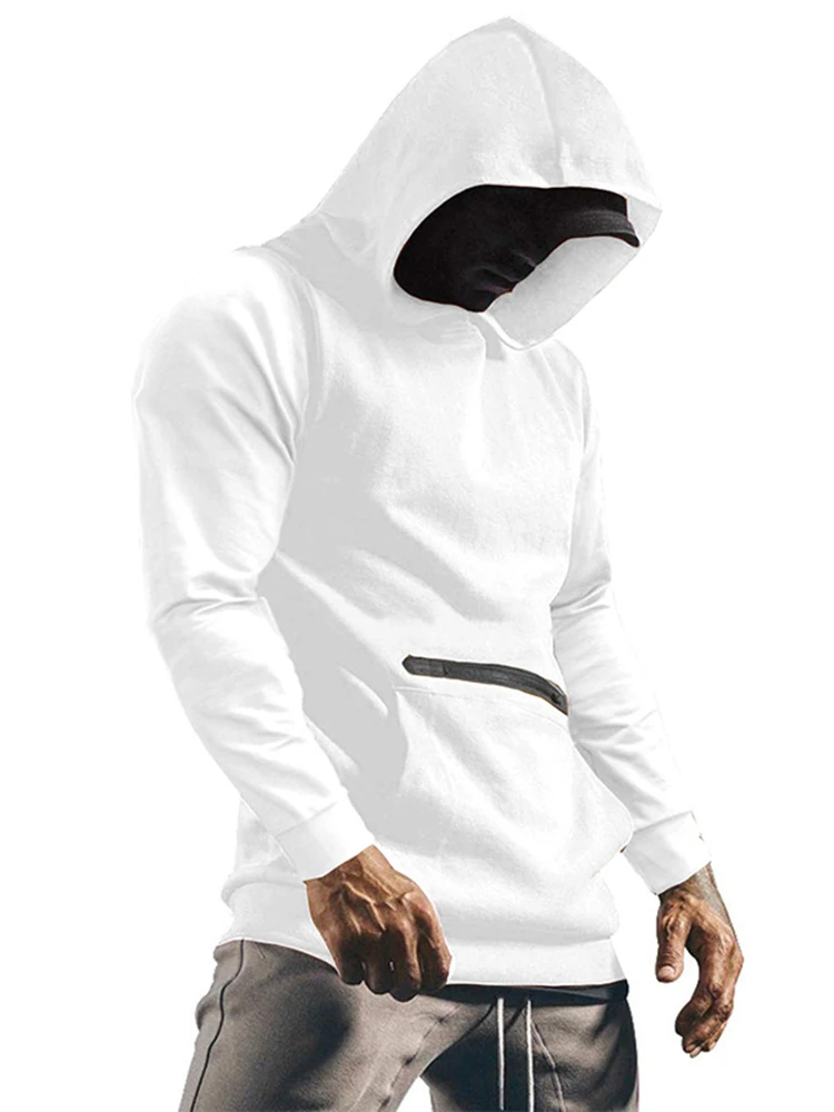 

Мужская толстовка с капюшоном: Модный осенний пуловер, спортивный стиль, свободный крой, Модный свитшот для больших и высоких людей Y2K