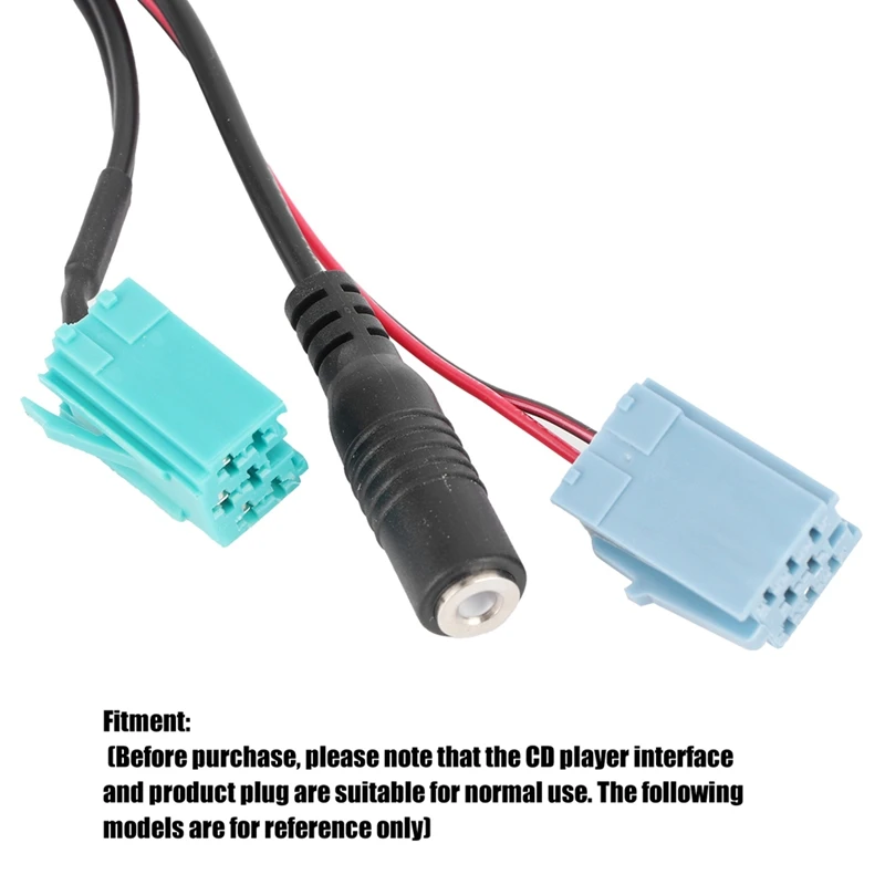 6-контактный аудиокабель Bluetooth автомобильный стерео адаптер AUX с микрофоном