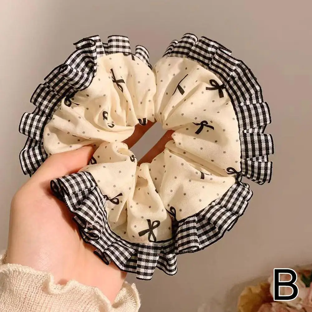 Корейский тренд кружевная ткань круг для толстой кишки галстуки на день рождения