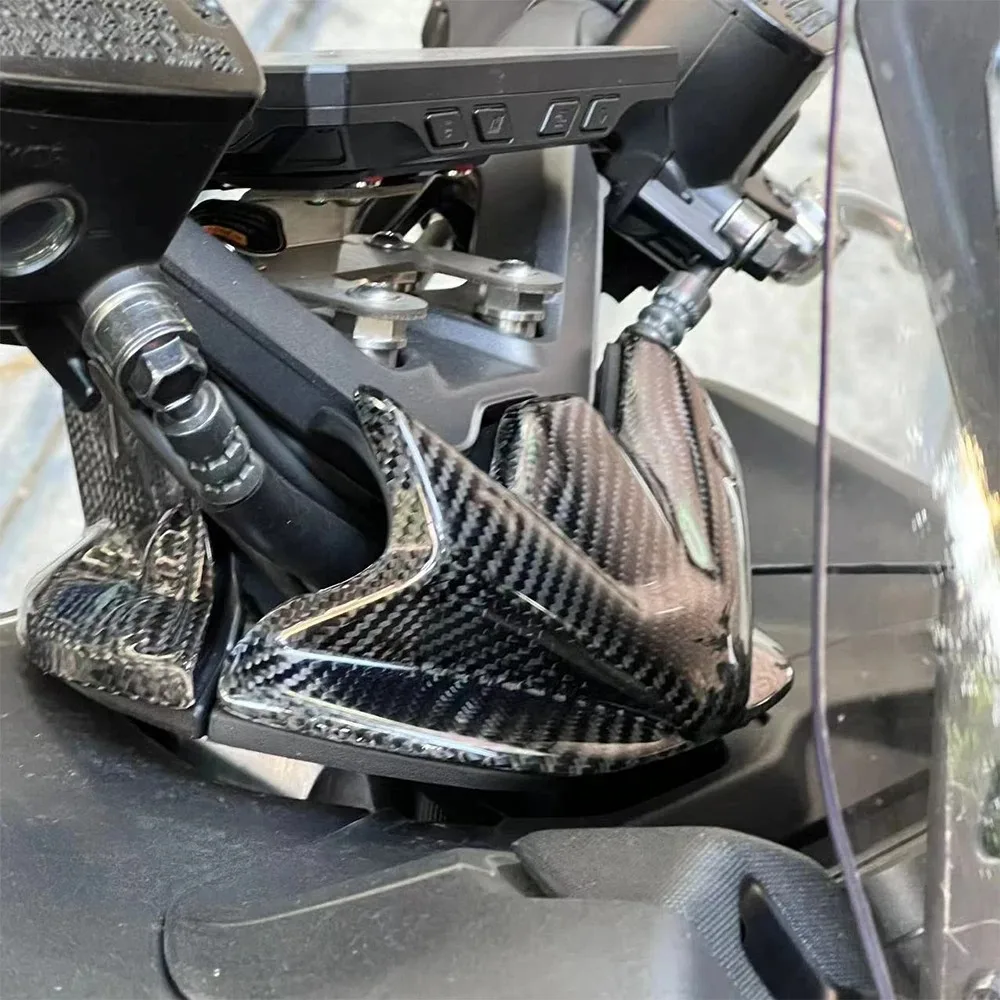 Фото Для Yamaha T-MAX560 T-max 560 2023 2024 2025 все 3K 12K % 100 ручка из углеродного волокна, нижняя декоративная крышка №3